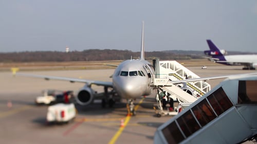 Bonn Aiport Plane Departure