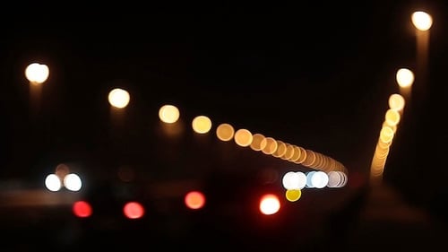 Nachtverkehr in der Stadt