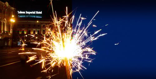 Sparkler Lights with Diverse Backgrounds