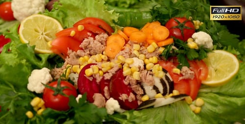 Colourful Salad Ingredients