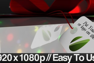 Personalized Christmas Present Gift Tag / Card