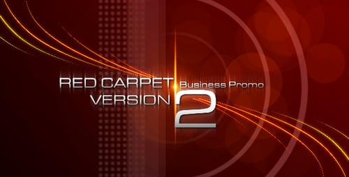 Red Carpet Business Intro with Dynamic Cinematic Text Reveals