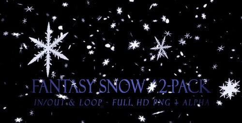 Fantasy Snow - Pack of 2