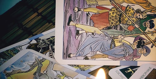 Tarot Cards and Candles for Divination