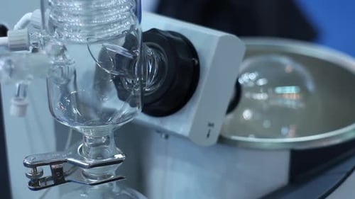 Laboratory Glass Rotary Evaporator in Clean Setting