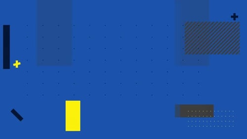 Modern Geometric Shapes Animation for Backgrounds and Overlays