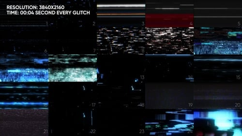 Digital Glitch Transition and Effect Pack