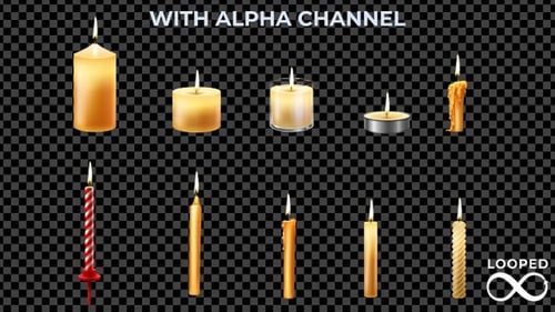 Candles Pack 10 Loop