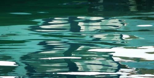 Water Ripples Gently Across the Turquoise Sea