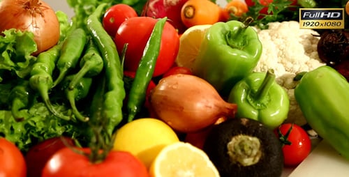 Vibrant Vegetables, Greens, and Citrus Fruits