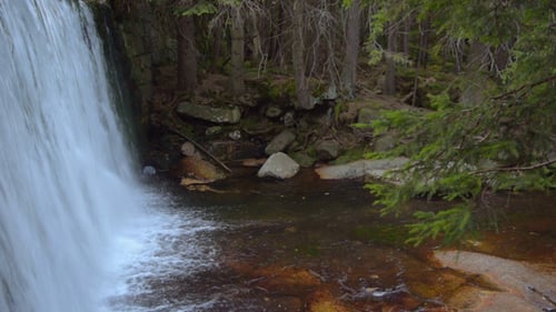 Waterfall and Rocks