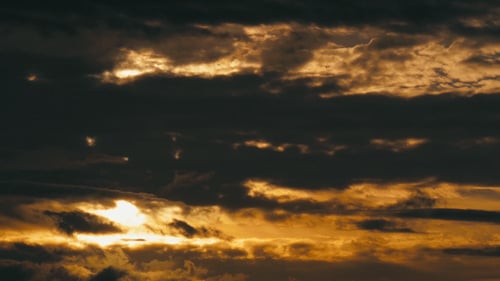 Contrasty Golden Clouds