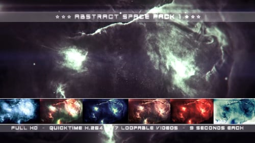 Abstraktes Space Pack