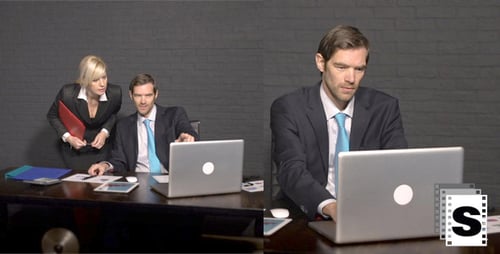 Im Büro arbeiten