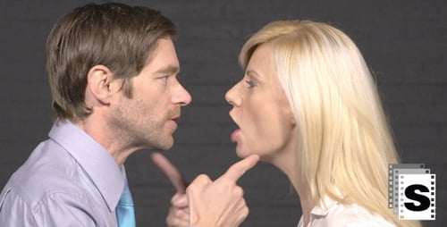 Business Couple Arguing