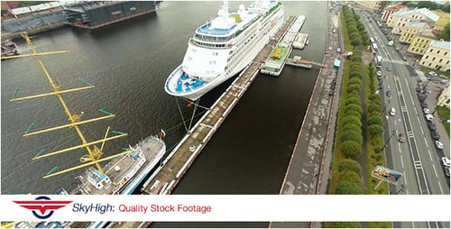 Cruise Ship and Boat Aerial 3