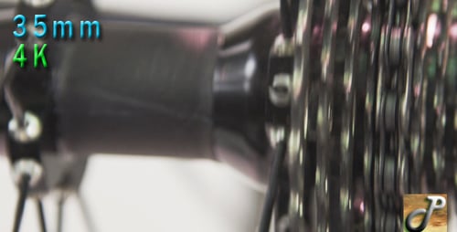 Bicycle Rear Gears In Motion