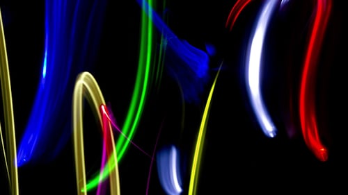 Abstraktes Lichtmuster