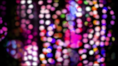 Bombillas de colores con patrones de luz