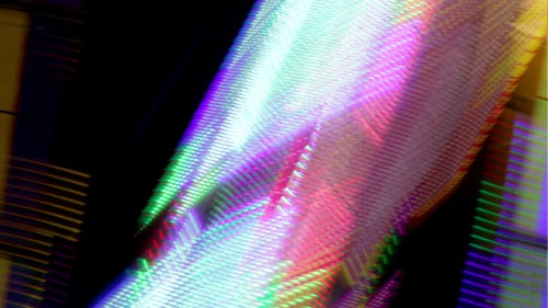 Abstrakte Lichtshow Bunt 1