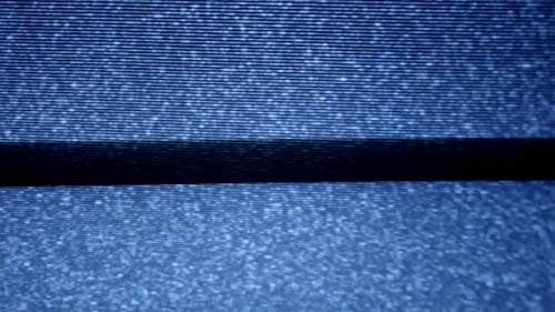 Retro Static Noise and Interference on a Screen