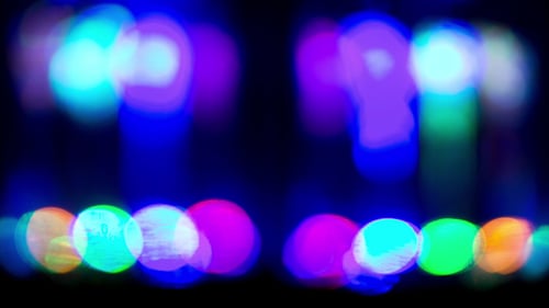 Vibrant Colorful Lights Abstract Background