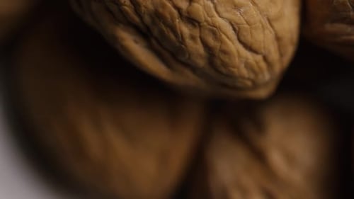 Close Up Shot of Walnuts