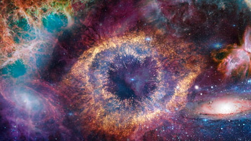 Viagem espacial através do Star Field