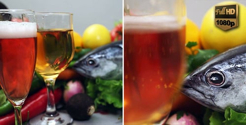 Close Up of Tuna and Fresh Ingredients