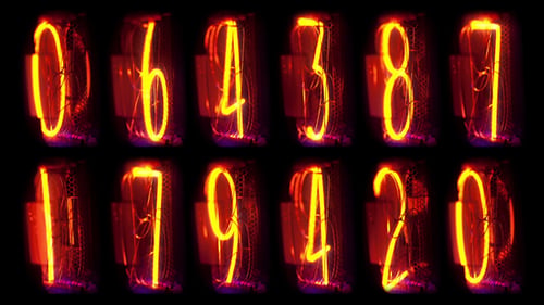 Nixie Clock Numerische Zähler 21