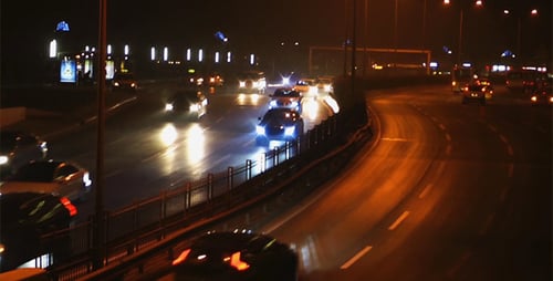 Verkehr bei Nacht 3