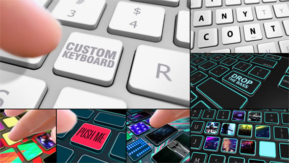 Animated Customizable Keyboard for Dynamic Media and Text Display ...