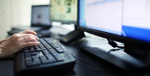 Woman Working at a Computer 4