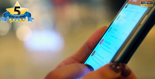 Browsing Emails On Smartphone