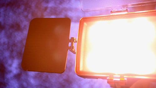 Bright Photography Light Shining with Light Block