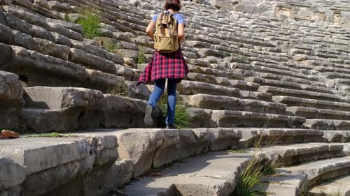 Walk in Antalya Turkey on Warm October Afternoon