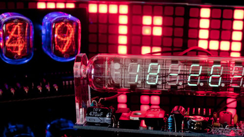 Colleción de relojes Led, Nixie Numbers 9