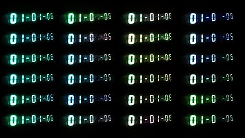 LED-Uhr-Zähler 13