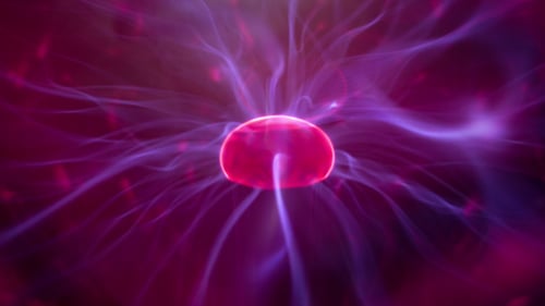 Abstract Plasma Energy Sphere with Flowing Strands