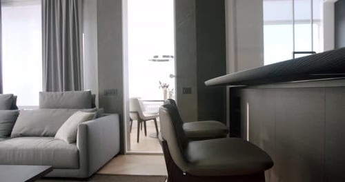 Bar Stools and Modern Kitchen