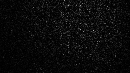 Falling Snow Particles Overlay Animated Loop