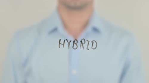 Writing "Hybrid" with Marker