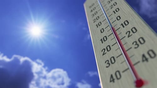 Temperature Drops To -30 Minus Thirty Degrees Centigrade