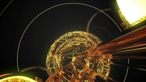 Golden Scale of Justice 3D Reveal Animation