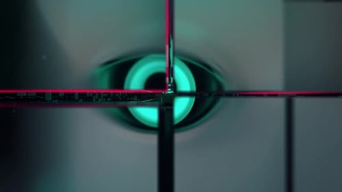 Futuristic User Experience Technology Concept Opener