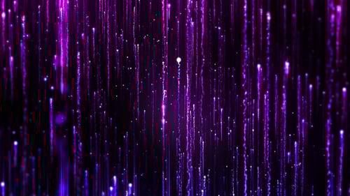 Abstract Purple Particle Streams Loop Background