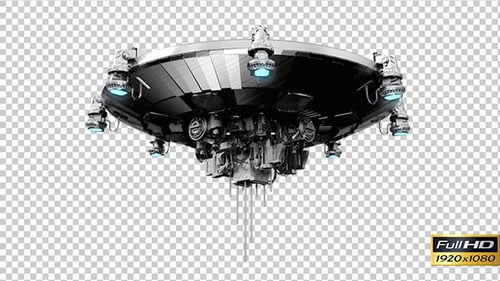 Alien`s Spaceship - View 2