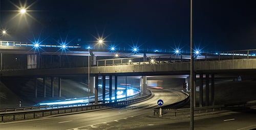 Speed Traffic At Night