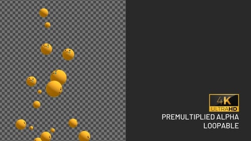 Animated Falling Crying Emoji Characters