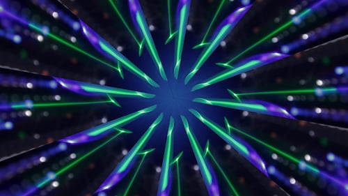 Kaleidoskop-Lichtmuster 3